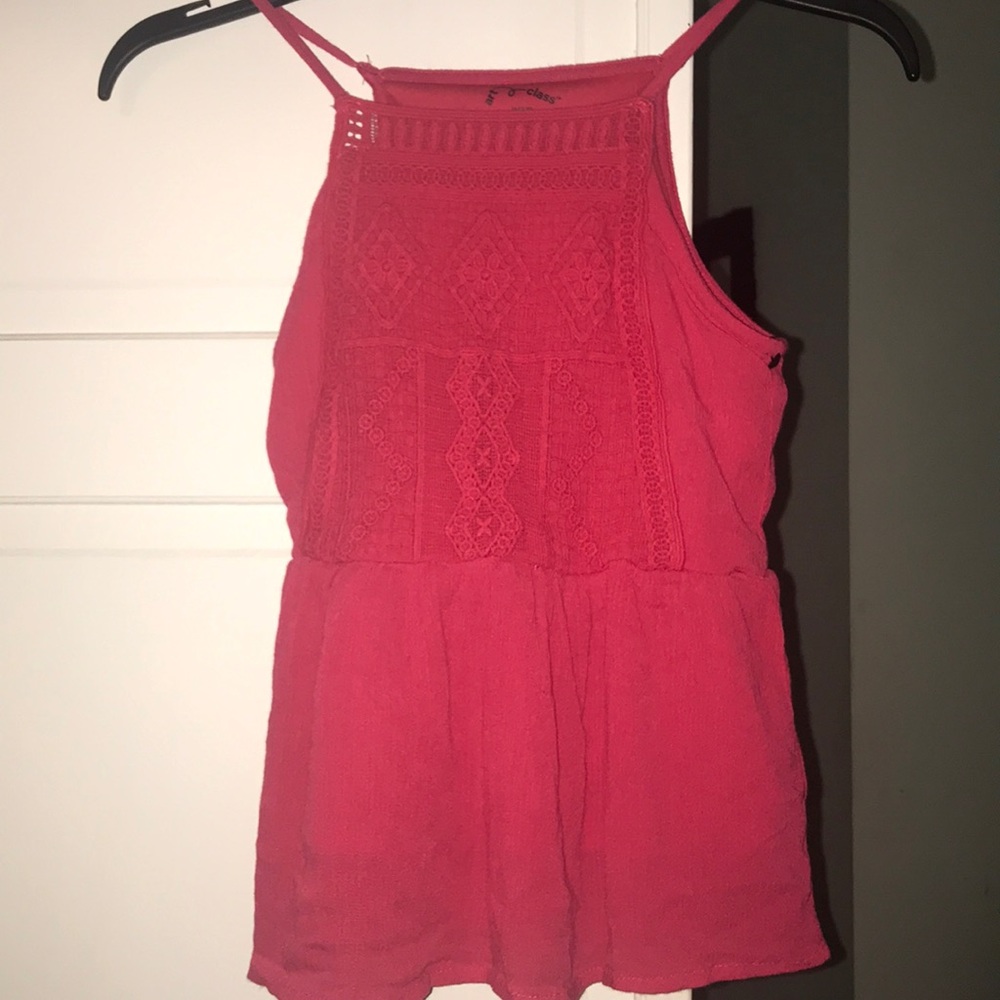 Girls Hot Pink halter top- Target